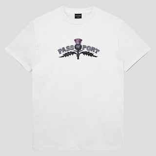 Pass~Port - Thistle Embroidery Tee - White