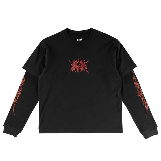 Welcome Skateboards - Caste Layered L/S Knit - Black