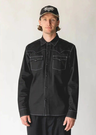 Welcome - Desperado Western Shirt Black