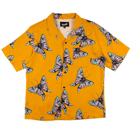 Welcome Skateboards - Metamorph Rayon Camp Shirt Gold