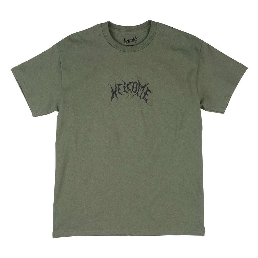 Welcome Skateboards - Angel T-Shirt Military Green