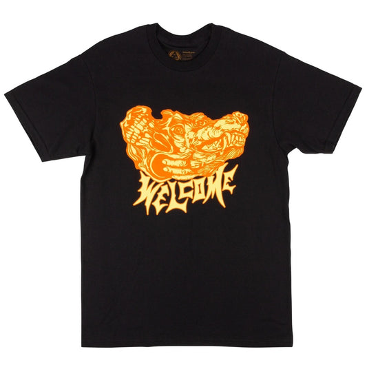 Welcome Skateboards - Bark T-Shirt Black