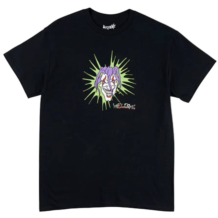 Welcome Skateboards - Jester T-Shirt Black
