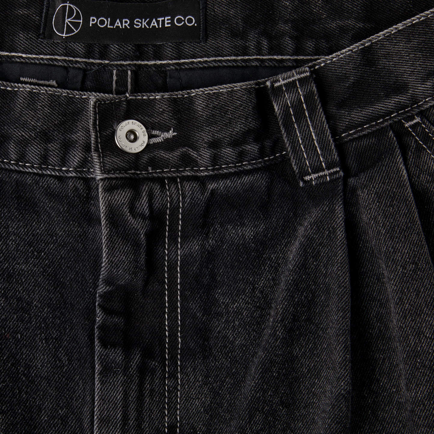 Polar Skate Co.  - Grund Chinos ( Washed Black)