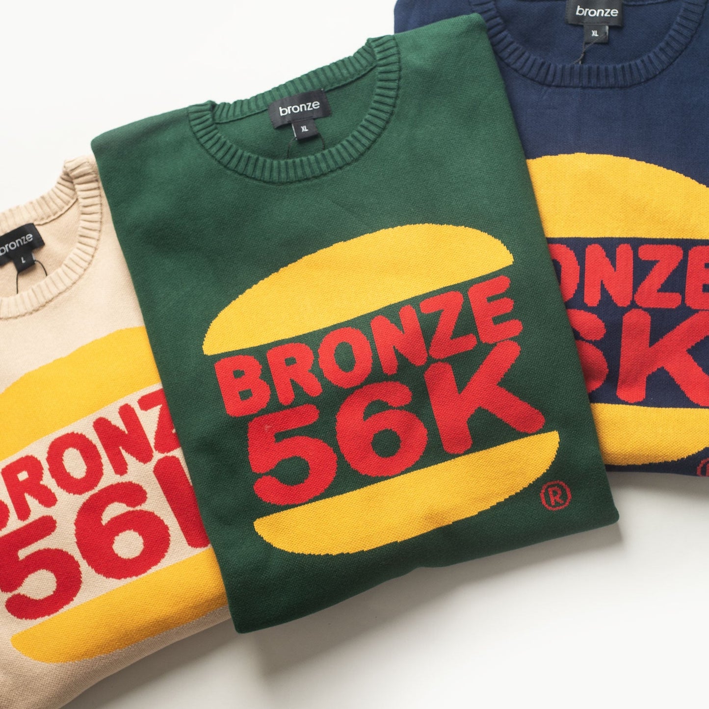 Bronze 56K - Burger Sweater (Green) - Parliamentskateshop