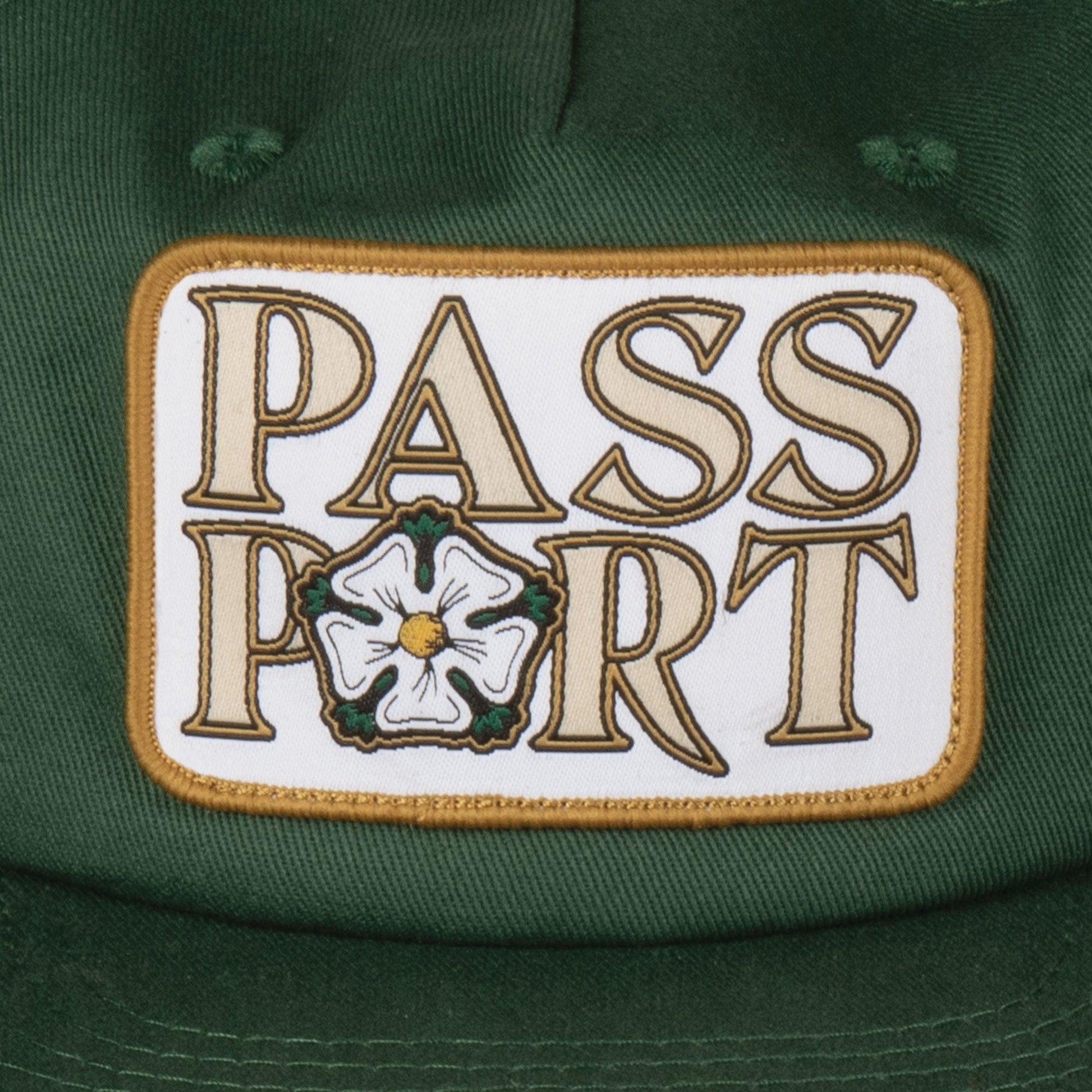 Pass~Port - Rosa - 5 Panel Snapback - Forest Green - Parliamentskateshop