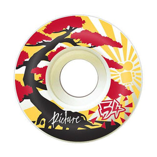 Picture Wheel Co - 80A Soft Street "Kushi" Wheels 54mm - Parliamentskateshop