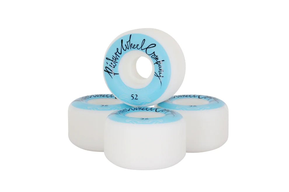 Picture Wheel Co. - Pop Baby Blue Wheel 99A - 52mm (Baby Blue) - Parliamentskateshop