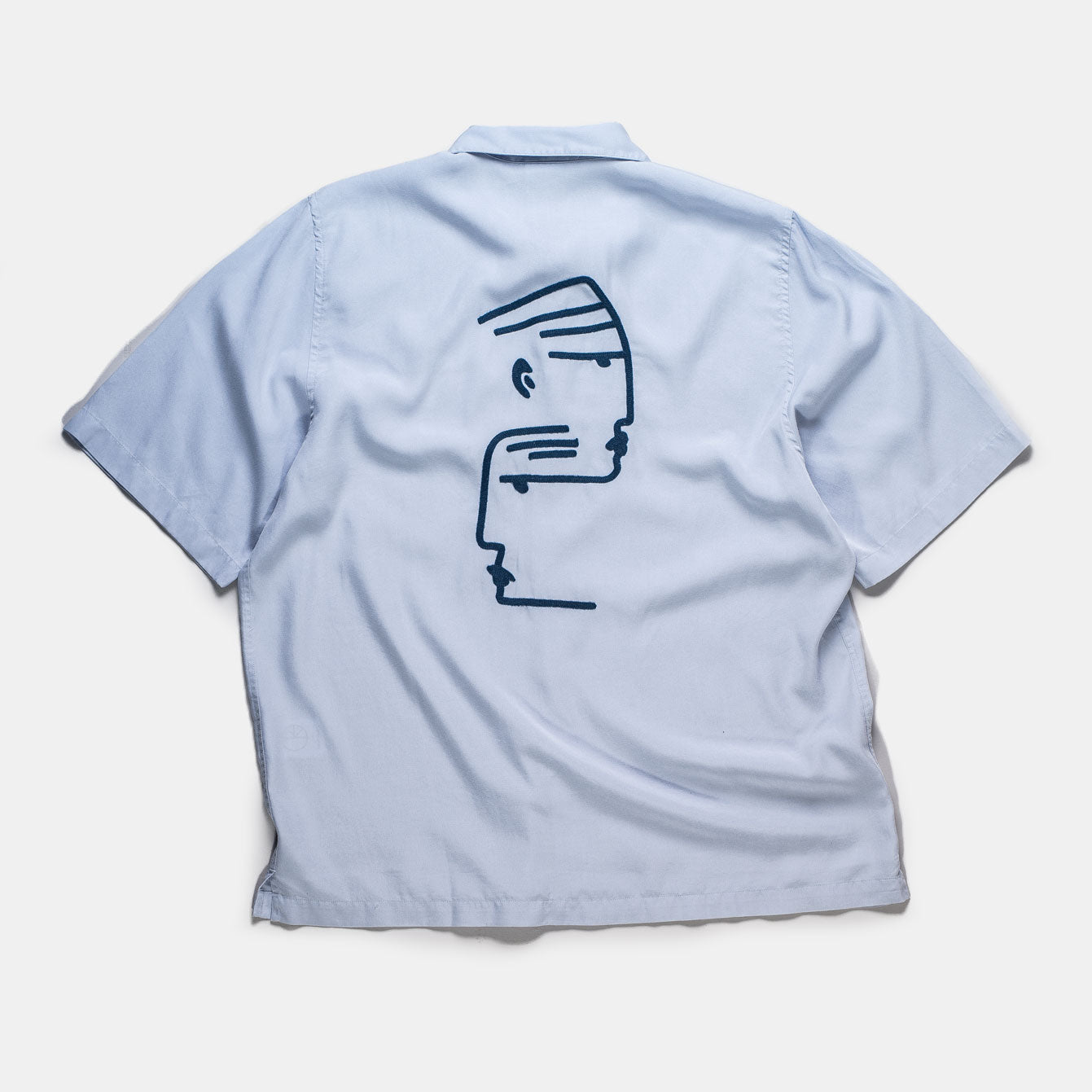 Polar Skate Co. - Dual Personality Bowling Shirt - Light Blue - Parliamentskateshop
