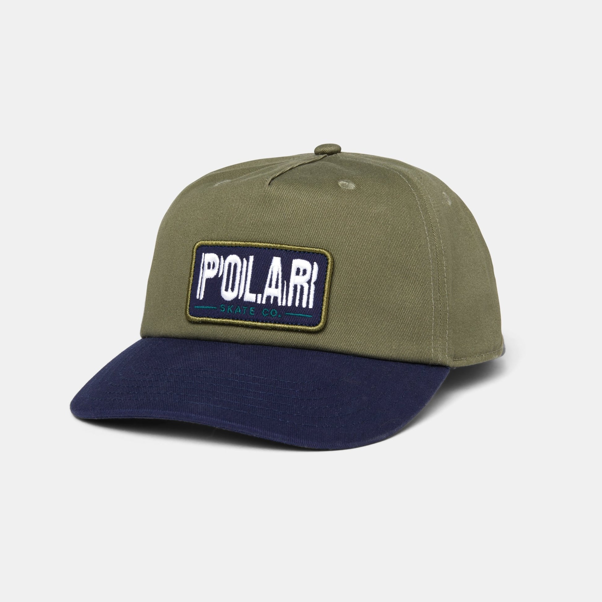 Polar Skate co. - Earthquake Patch Cap - ( Uniform Green ) - Parliamentskateshop