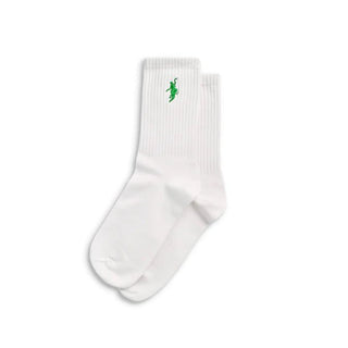 Polar Skate Co. - No Comply Socks - White/Green - Parliamentskateshop