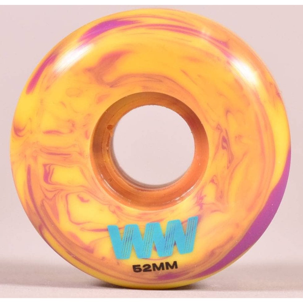 Wayward Wheels - Swirl Purple / Yellow 83B Formula - 52mm - Parliamentskateshop