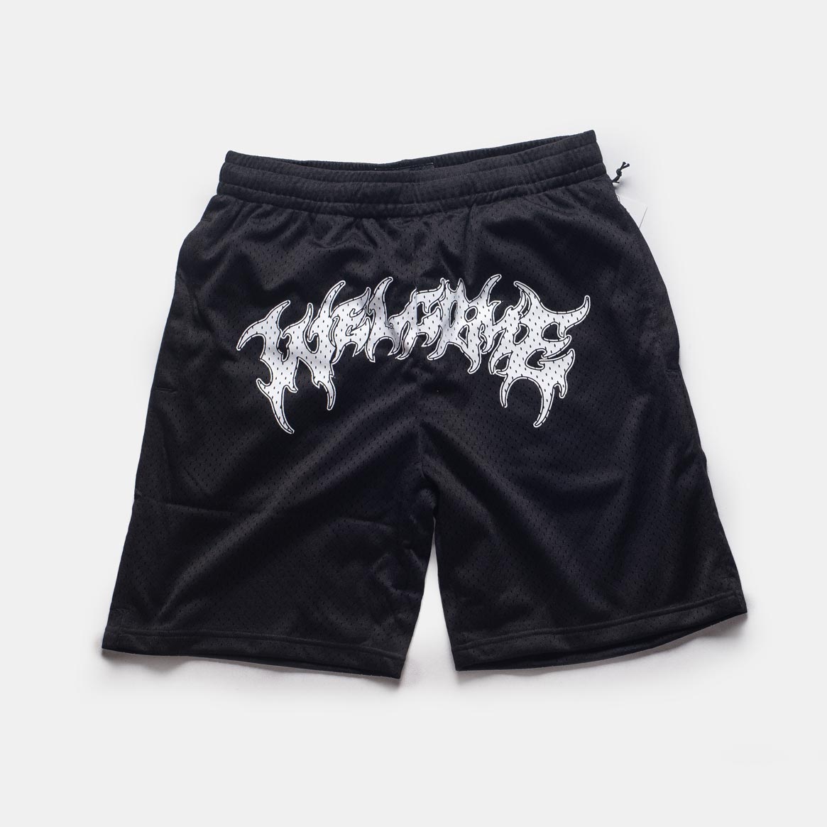 Welcome Skateboards - BARB MESH SHORT - BLACK - Parliamentskateshop