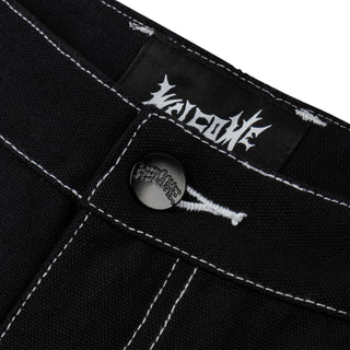 Welcome skateboards - Brace Canvas Carpenter Short (Black) - Parliamentskateshop