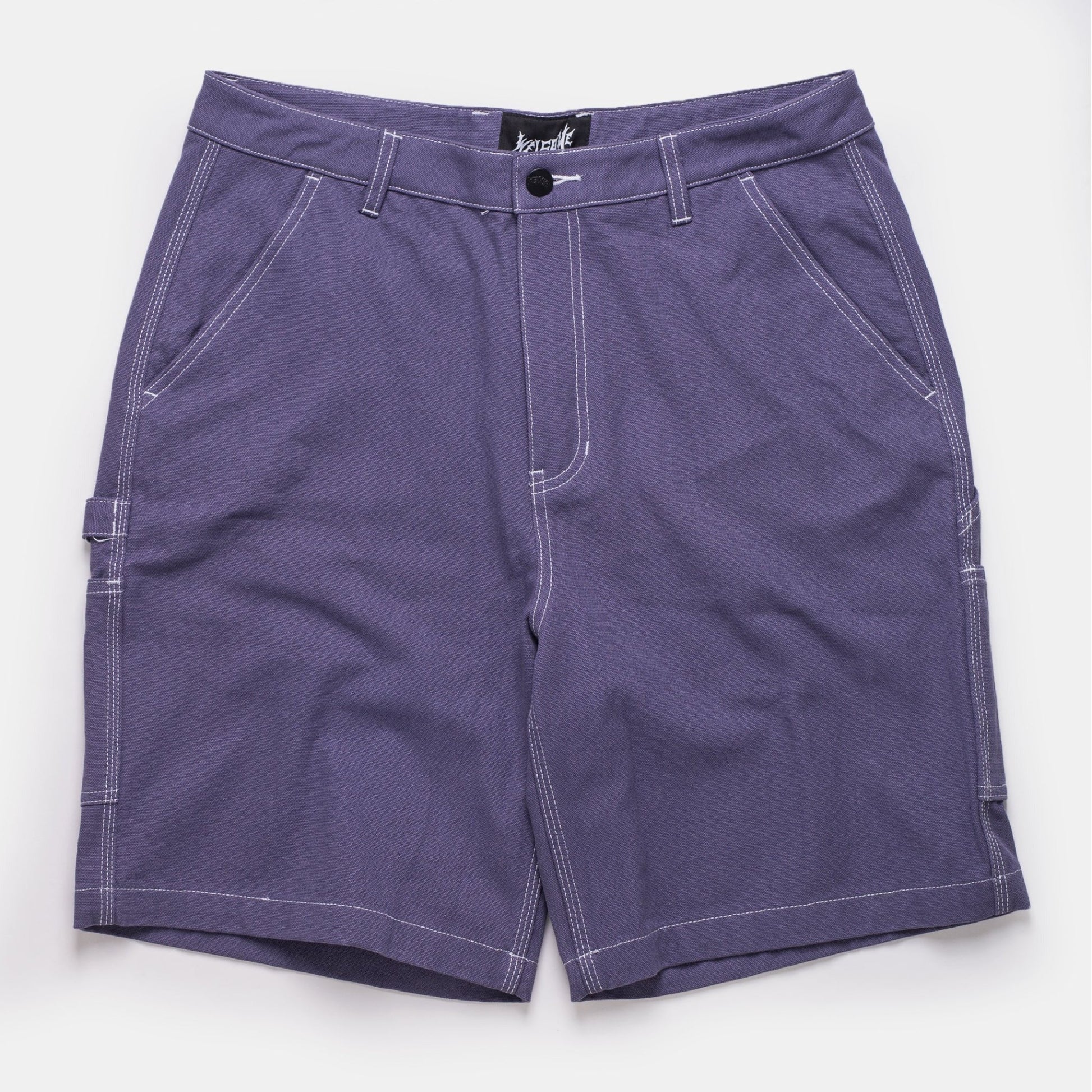 Welcome skateboards - Brace Canvas Carpenter Short (Grape) - Parliamentskateshop