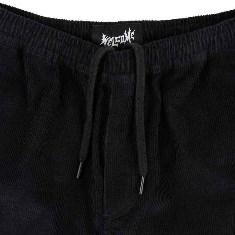 Welcome Skateboards - Chamber Corduroy Shorts (black) - Parliamentskateshop
