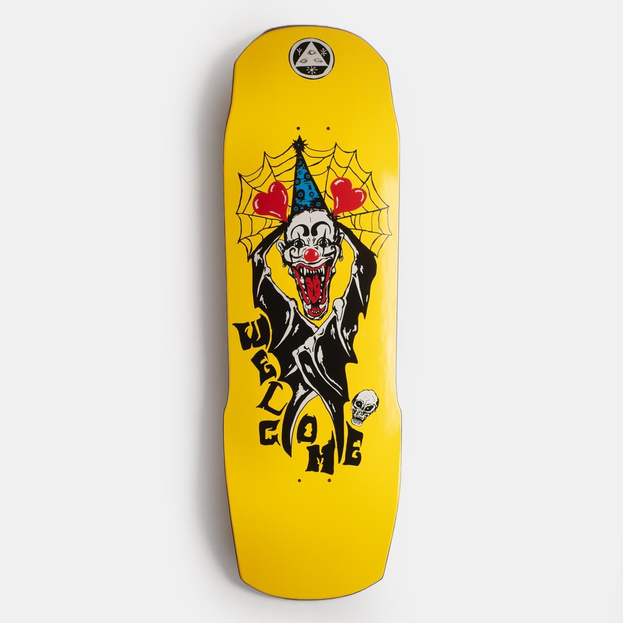 Welcome Skateboards - CRAZY TONY ON TOTEM 2.0 NEON YELLOW - Deck - 10.0" - Parliamentskateshop