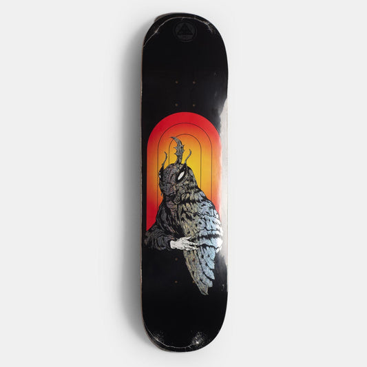 Welcome Skateboards - MOTHMAN ON EVIL TWIN BLACK/GLITTER - Deck - 8.25 - Parliamentskateshop